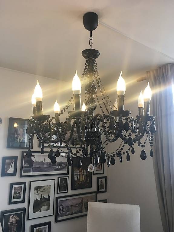 Lampadari & plafoniere: Schwarzer Kronleuchter 9-teilig – Usato da Zürich venduto da BuenosAires03 2