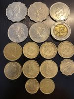 Hong Kong, lot de 16 monnaies
