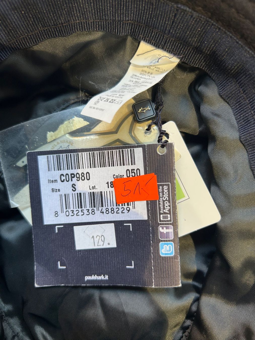 Paul & Shark Copricapi, berretti & cappellini: Paul & Shark Bucket navy, Gr. S, neu – Nuovo e nell'imballaggio originale da Glattpark(Opfikon) venduto da Cmberger 2