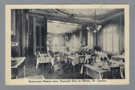 GENÈVE, RESTAURANT BESSON, RUE DU RHÔNE 78, 0 1923