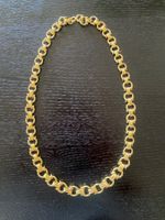 Gliederkette goldfarben schwer Vintage ev. 50er Jahre
