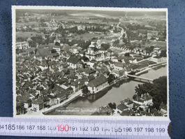 SOLOTHURN SWISSAIR LUFTBILD FLIEGERAUFNAHME 1939 SO AK