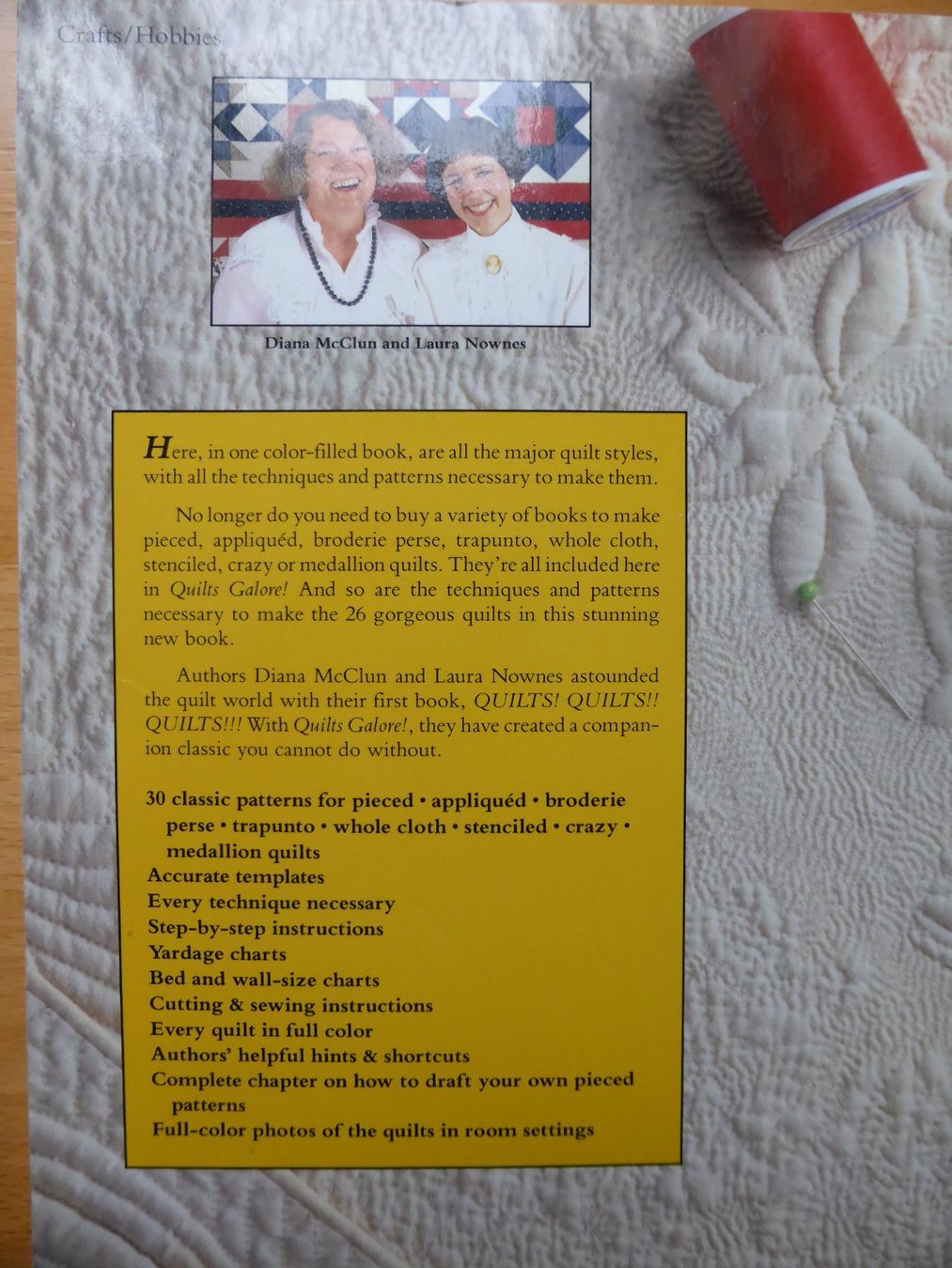 Libri: Diana McClun & Laura Nowes - Patchwork & Quilts - Techniken – Nuovo (secondo la descrizione) da Brunnadern venduto da lesezirkel 1