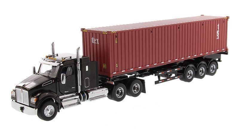 Kit di modellismo & Modellini statici: 1:50 dm Kenworth with 40' Sea Container – Nuovo e nell'imballaggio originale da Affoltern am Albis venduto da Modellshop-8910