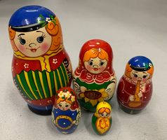 Babuschka Matrjoschka 5-Teilig