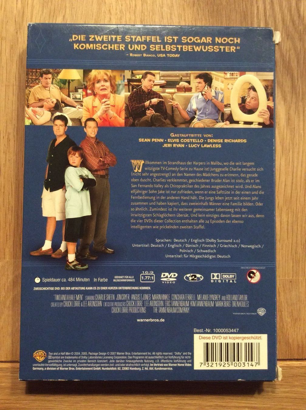 Tutti i DVDs: Two and a half Men Staffel 2 – Usato da Kestenholz venduto da Inna09 1