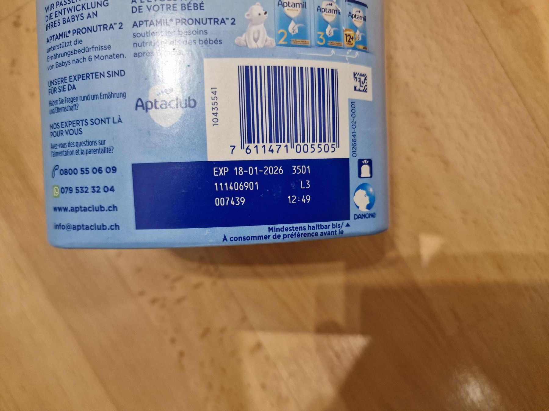 Aptamil Cibi & Specialità: Aptamil Pronutra 1, 800g – Nuovo e nell'imballaggio originale da Buchrain venduto da Sssschaller 2