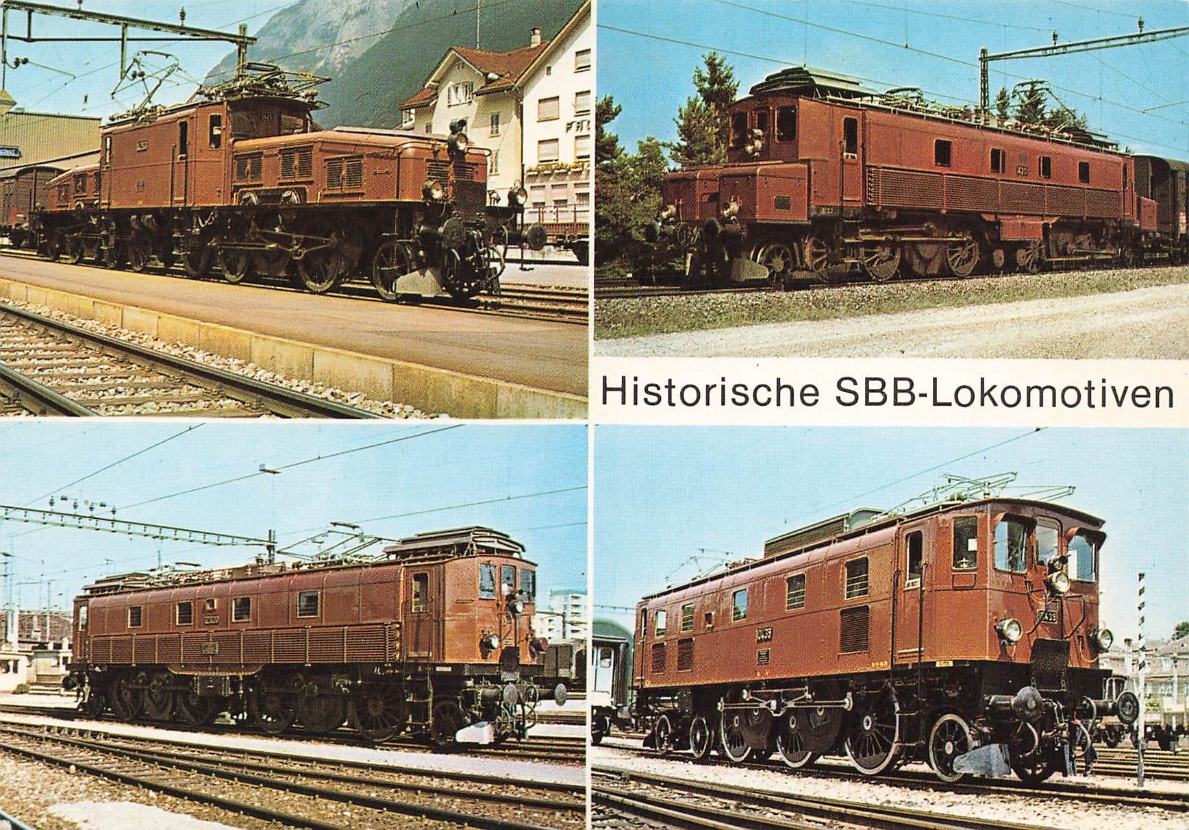 Cartoline postali: Historische Lokomotiven der Schweizerischen zug – Usato da Biasca venduto da Blenio71