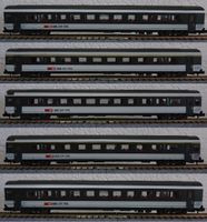 SBB CFF 5 x Personenwagen Roco Guter Zustand Spur N o. OVP