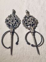 2 petits fibules, argent poinçonné, en pendentif ou autres
