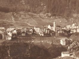 SIMPLON DORF: Foto-AK Photoypie Neuchâtel 1926
