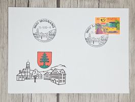 CL11 Enveloppe + Timbre Suisse 1980