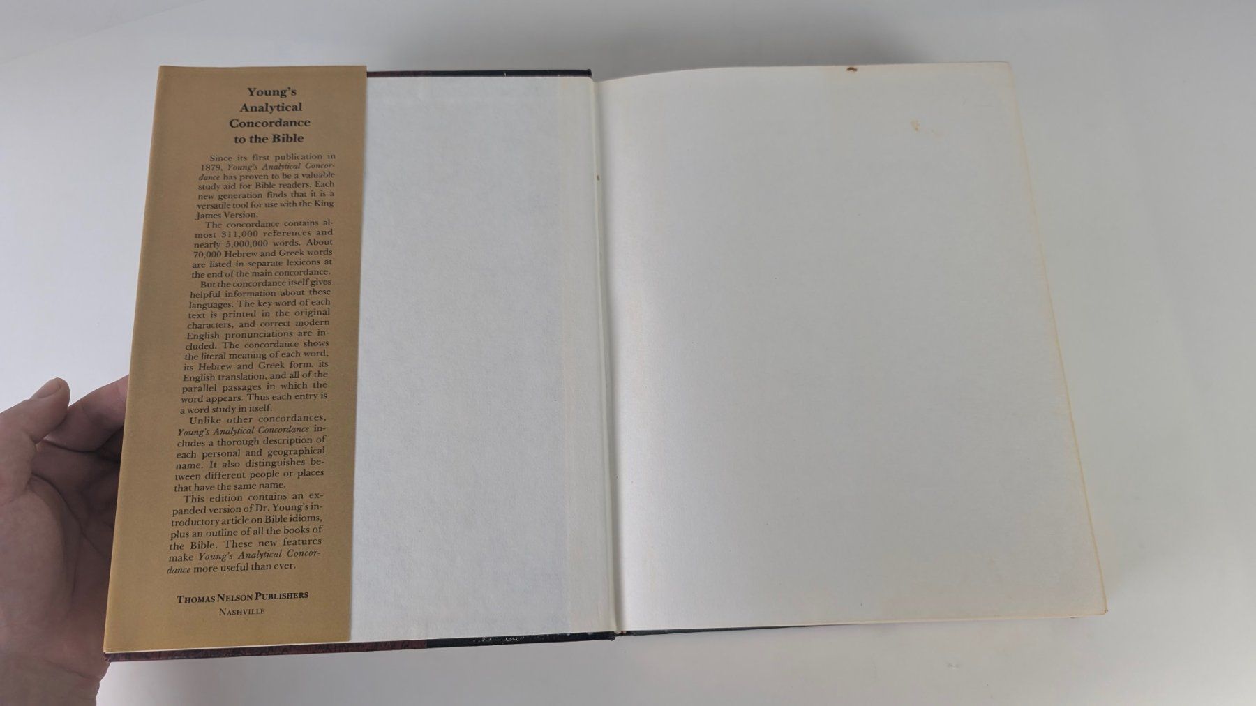 Libri: Young's Analytical Concordance, 1980 Robert Young – Usato da Zürich venduto da 1.Simon 2
