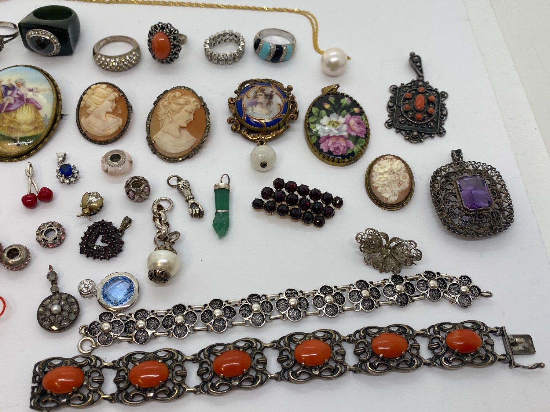 Altri gioielli: LOT Antik/alter Schmuck Silber /i427 – Usato da Bern venduto da JMsoehne1987 6