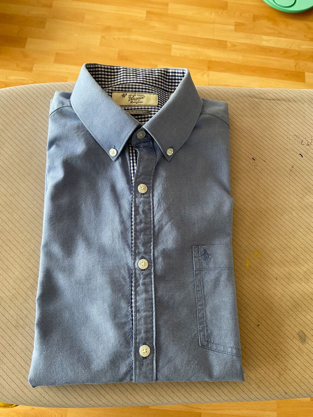 Chemises: Hemd Marke "Penguin", hellblau, Grösse L, slim fit – D'occasion à Küssnacht am Rigi par christianbueeler 1