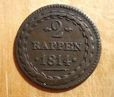 (D3) Aargau 2 Rappen 1814