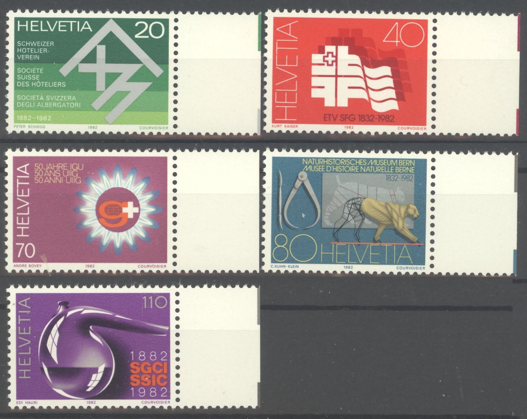 Tutti i francobolli: 1982, Sonderpostmarken I ** – Usato da Willisau venduto da Vollstempel