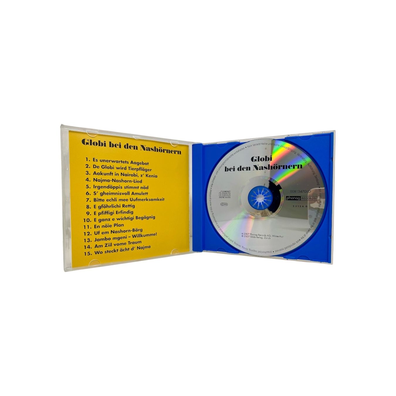 CD: Globi bei den Nashörnern CD – Usato da Teufenthal AG venduto da Retro-Stash-Shop 1