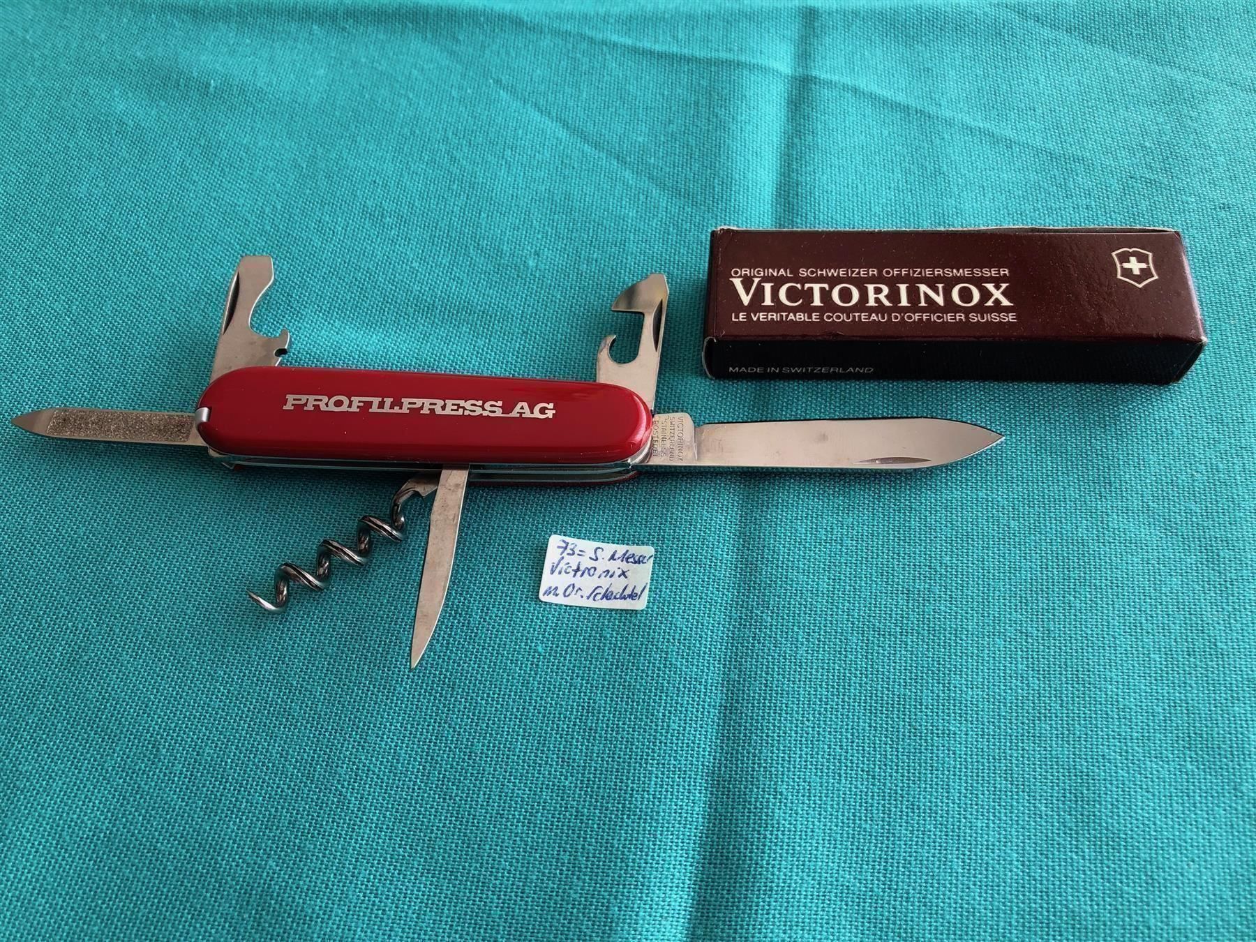 Coltelli tascabile: Orig. Schweizer Armee Messer VICTORINOX – Usato da Steinhausen venduto da Super05 6
