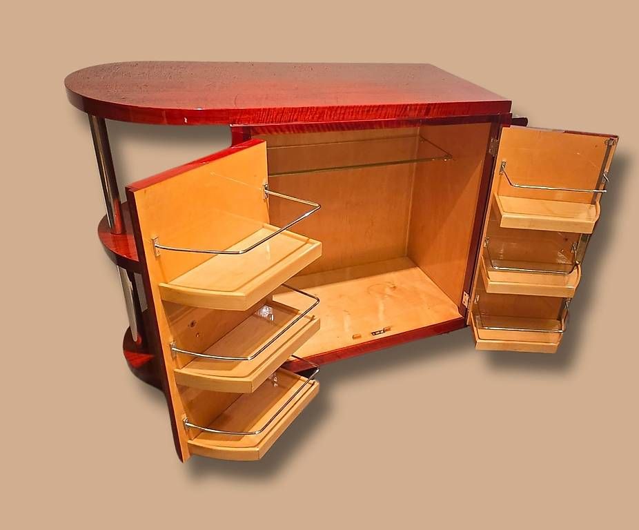 Skulpturen & Statuen: Bar art deco palissandre des indes  – Gebraucht aus Mollens VD von espritartdeco 4