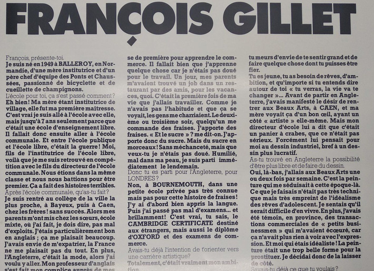 Bücher: FRANCOIS GILLET - PHOTOBOOK – Gebraucht aus Goldach von Gaip 9