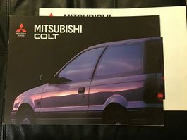 Mitsubishi Colt Verkaufsprospekt 28 Seiten August 1990