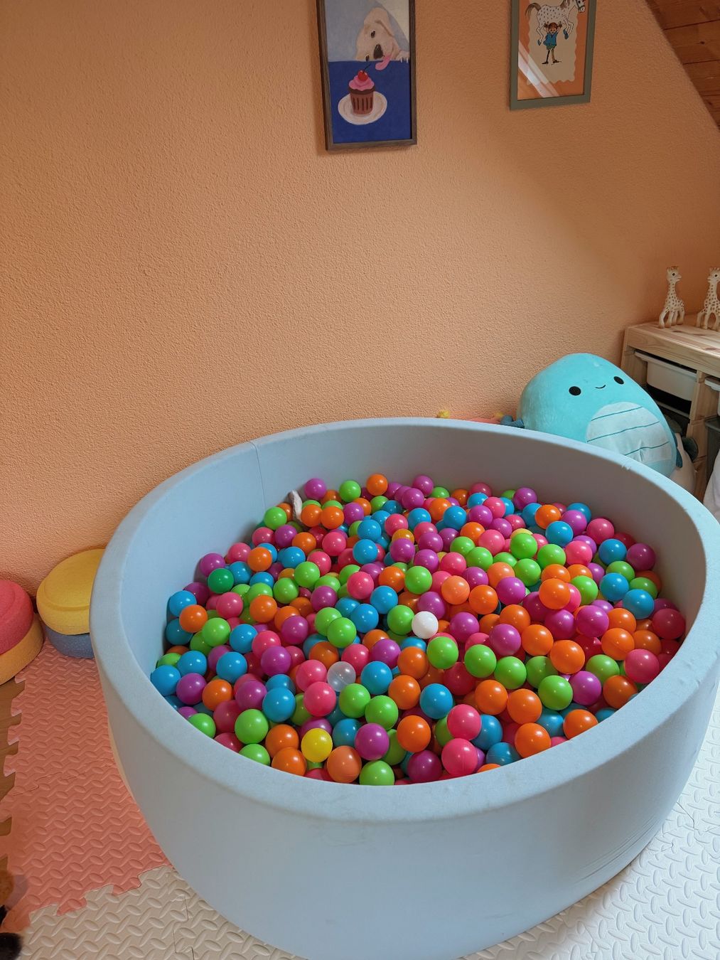 Spielzeuge: Bällebad ab 6 Monate (1000 Bälle) – Gebraucht aus Ebikon von nerasshop