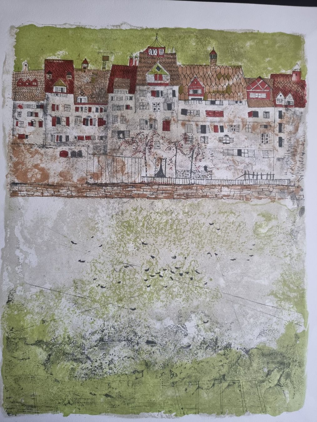 Grafica & Litografie: OSSI CZINNER LITHOGRAPHIE SIGNIERT NUMMERIERT – Usato da Gersau venduto da grafik-kunst 2
