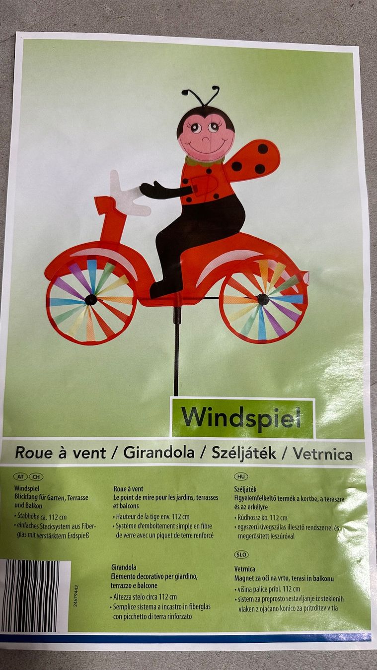 Altro in Decorazioni & Accessori: Gartenstecker Marienkäfer auf Velo, Windrad – Nuovo (secondo la descrizione) da Schönenbuch venduto da marisli80 4