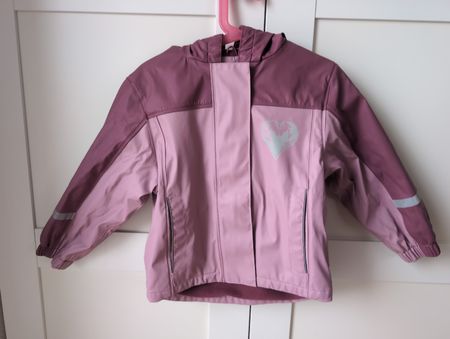 gefütterte Regenjacke, Grösse 98/104