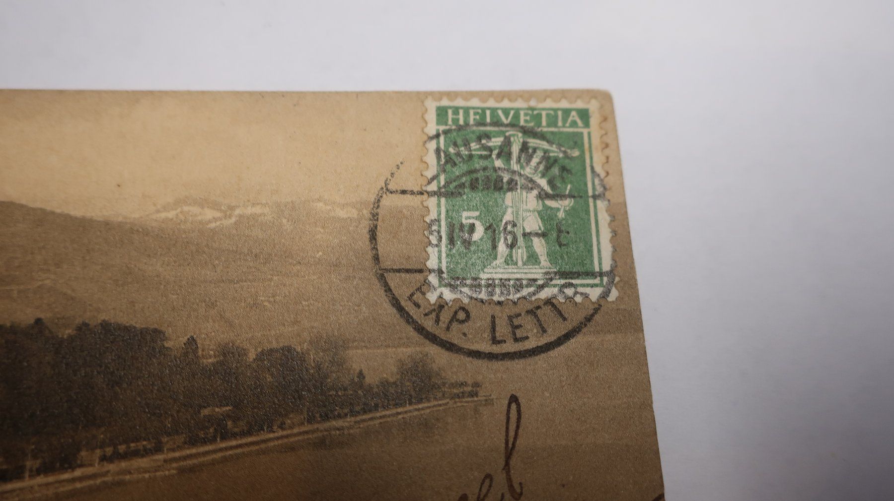 Cartoline postali: Ouchy - le Quai  1916 – Usato da Cormoret venduto da Pascalll2001 3