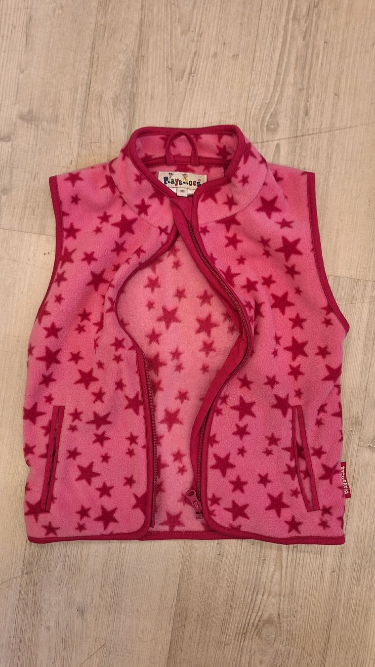 Altro abbigliamento per bambina: Fleece Weste Playshoes Gr. 104 – Usato da Zug venduto da peru01