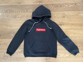 Supreme Hoody dunkelblau - Gr. L (M)