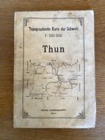 Topographische Karte Schweiz Thun 1:100 000 gebraucht