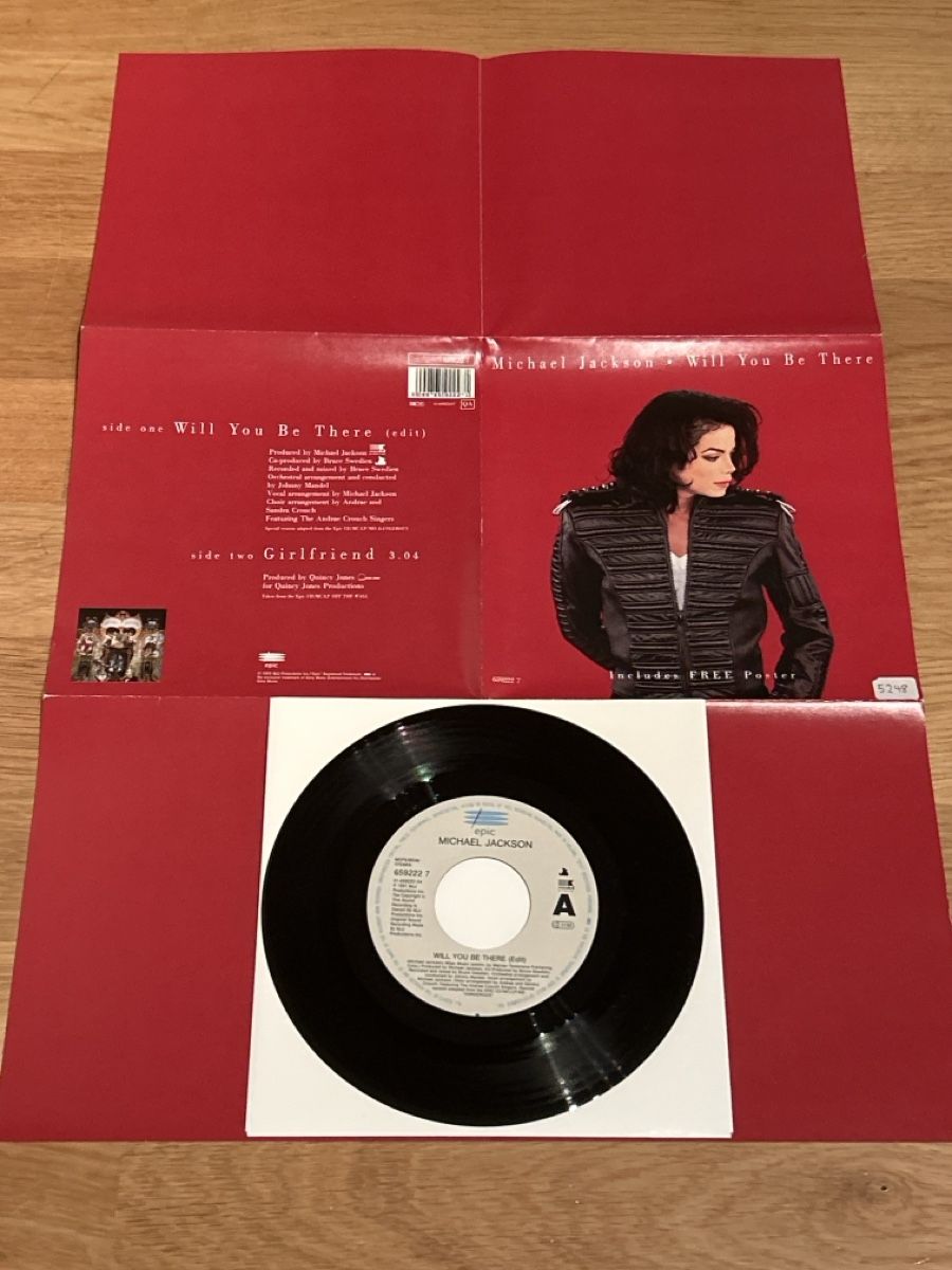 Dischi in vinile: Michael Jackson. 1993. mit Poster. Will you be There – Usato da Faulensee venduto da Mizuno06