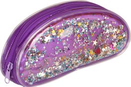 Lila Schulmäppchen mit Glitzer, Ideal für die Schule!