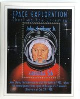 Block "Raumfahrt. John Glenn". Grenada