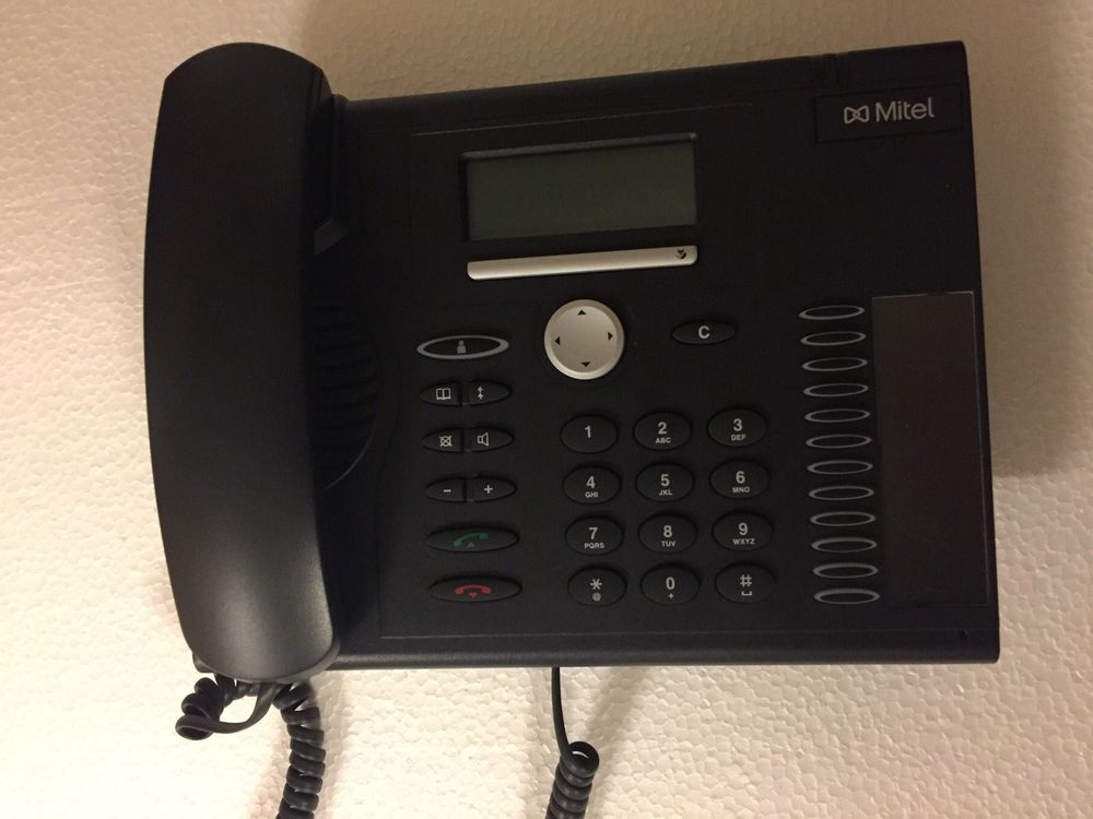 T-Com Octophon Open 151 Urban Grey Telefon Schwarz Hörer Neu AUFGEARBEITET