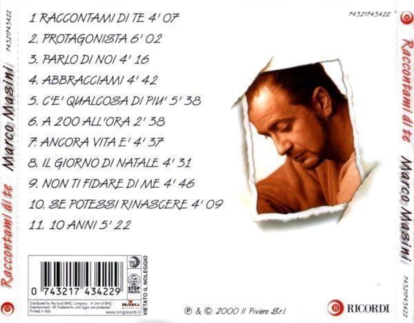 CD: MARCO MASINI (CD) Raccontami di te – Usato da Zürich venduto da Tarafo5 1