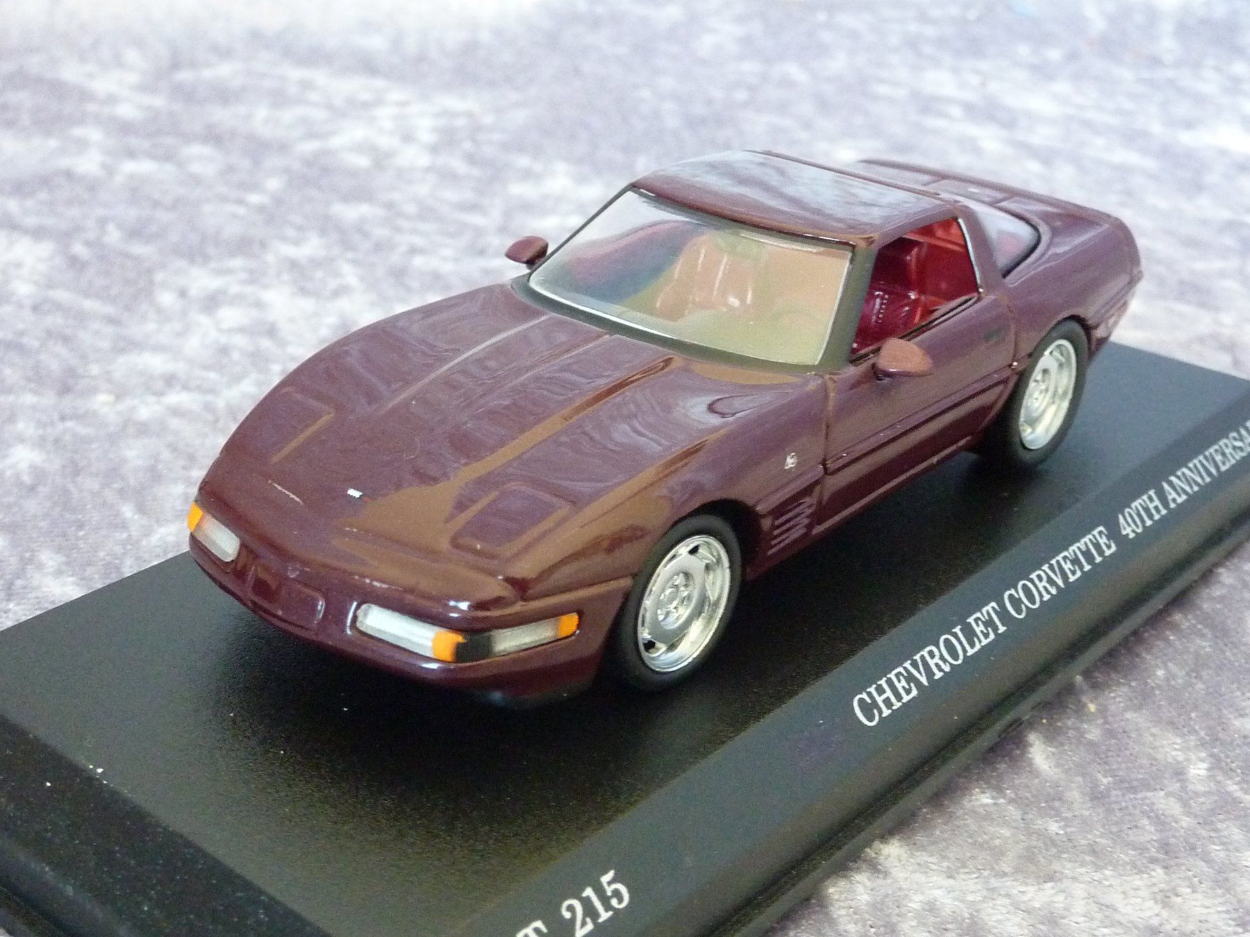 Chevrolet Modellautos: Chevrolet Corvette 40TH Anniversary  1:43 – Neu und originalverpackt aus Dürrenäsch von modellautos4you 2