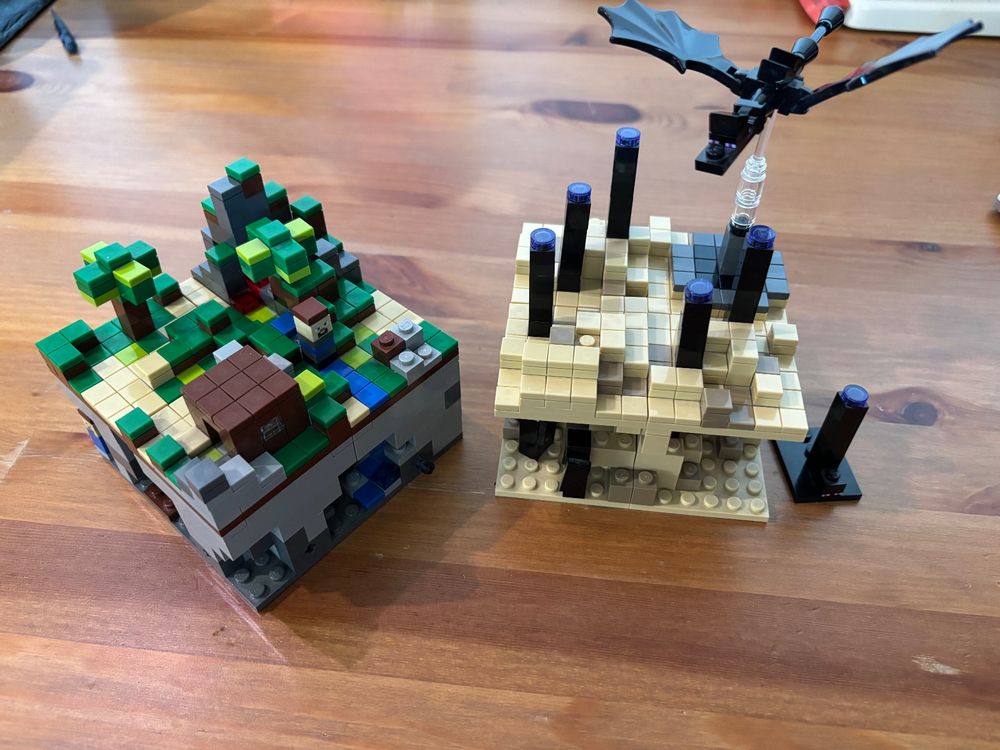 Minecraft Micro World The Forest & The End [Lego Ideas] (Gebraucht) in ...