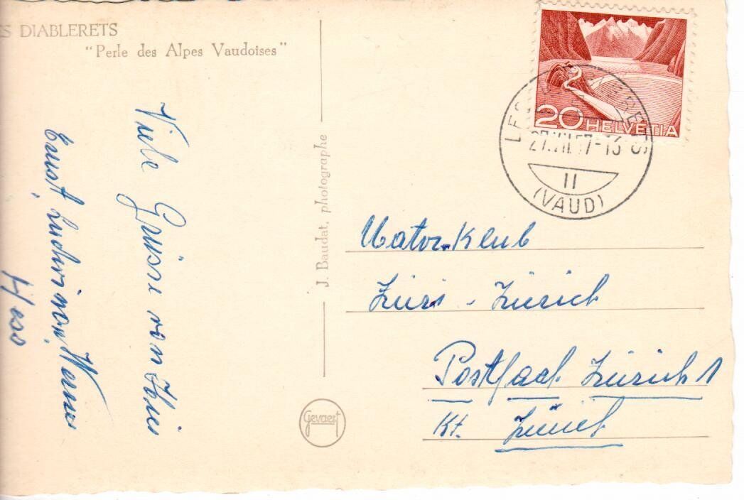 Cartoline postali: les Diablerets – Usato da Wolhusen venduto da Curver9 1