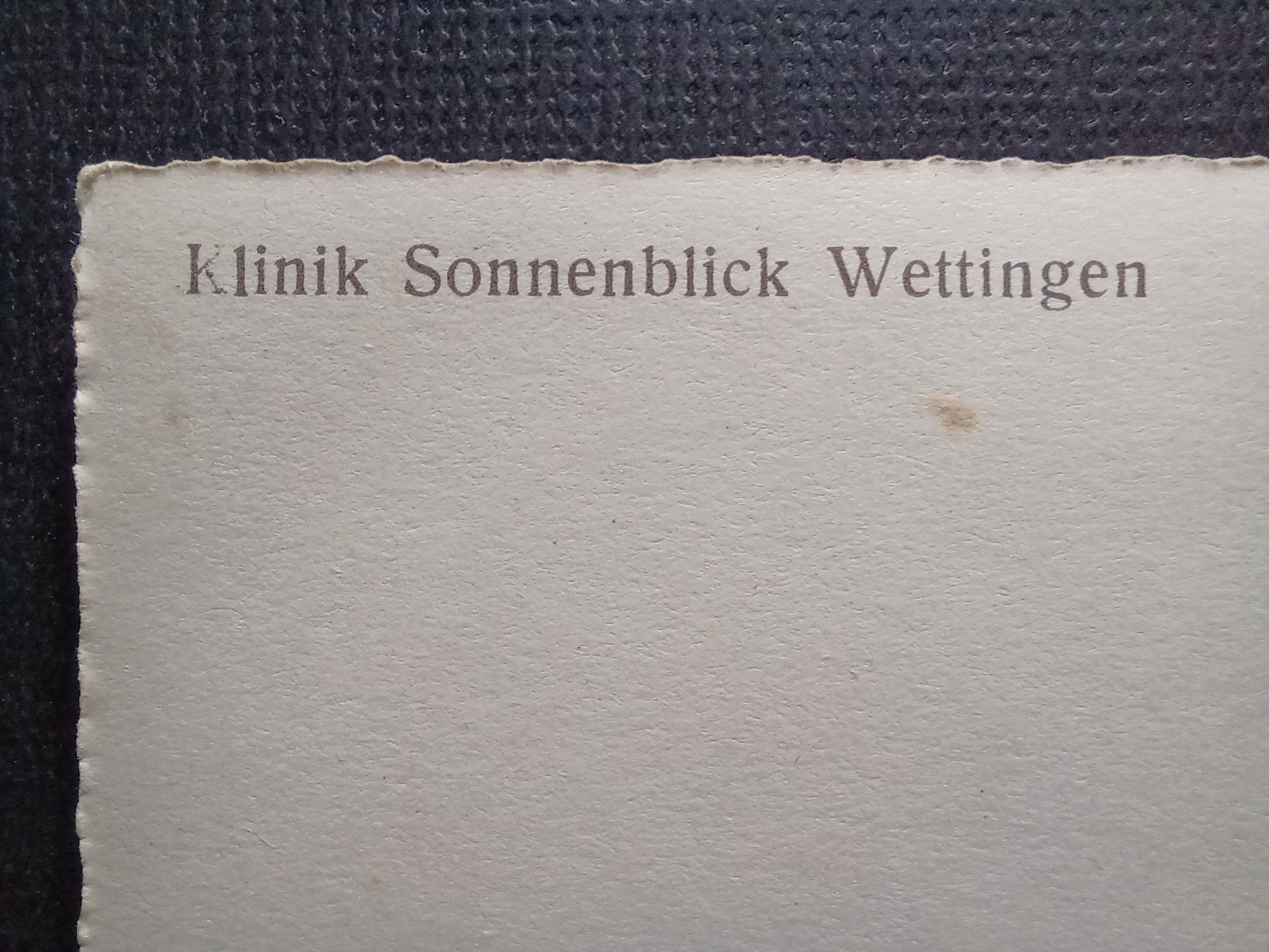 Cartoline postali: Nr. 1205, Klinik Sonnenblick, Wettingen – Usato da Aarau Rohr venduto da mgvw 2