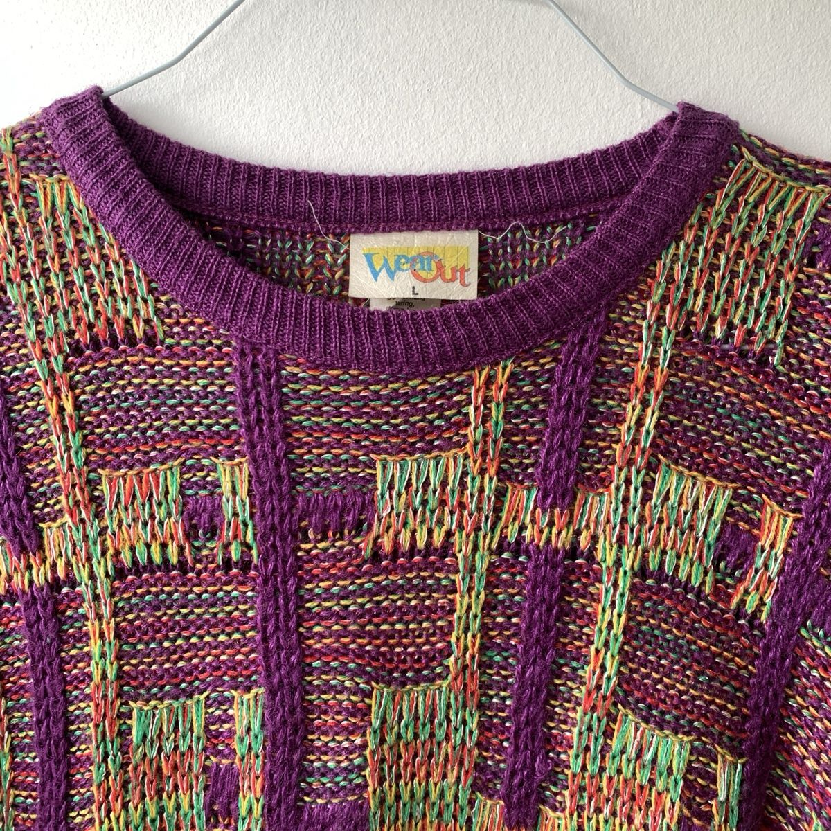 Maglioni & Felpe: Vintage "Wear Out" Wool Blend Sweater, Size L, Australia – Usato da Genève venduto da Kookiek 2