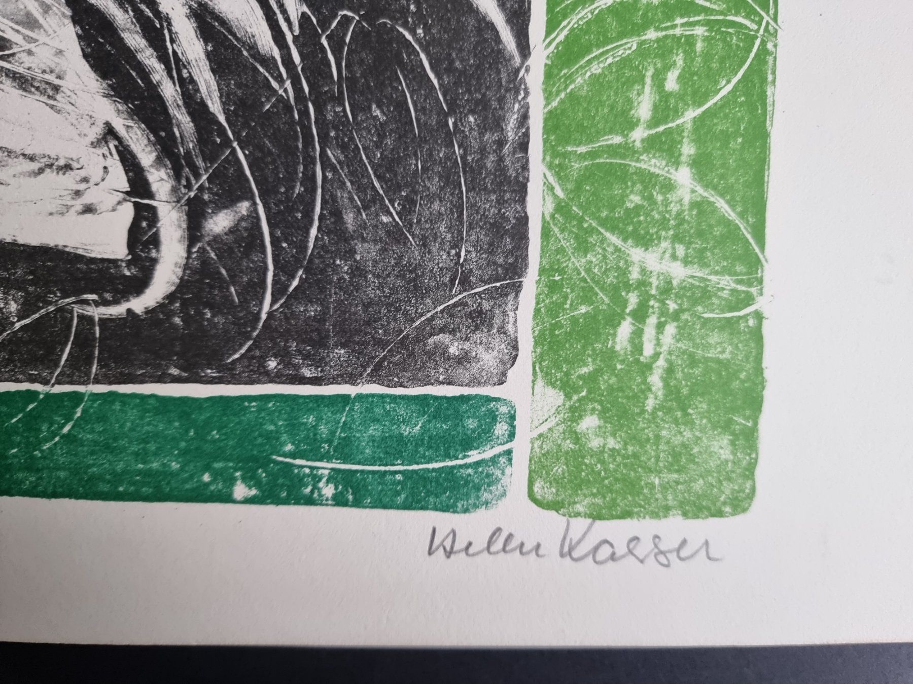 Grafica & Litografie: HELLEN KASSER LITHOGRAPHIE SIGNIERT – Usato da Gersau venduto da grafik-kunst 2