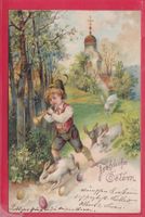 PRÄGEKARTE, FRÖHLICHE OSTERN, 8.4.1903