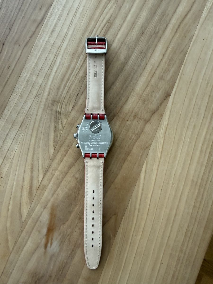Swatch Orologi: Swatch Ivory Chrono nie getragen – Nuovo (secondo la descrizione) da Luzern venduto da Daniela1907 3