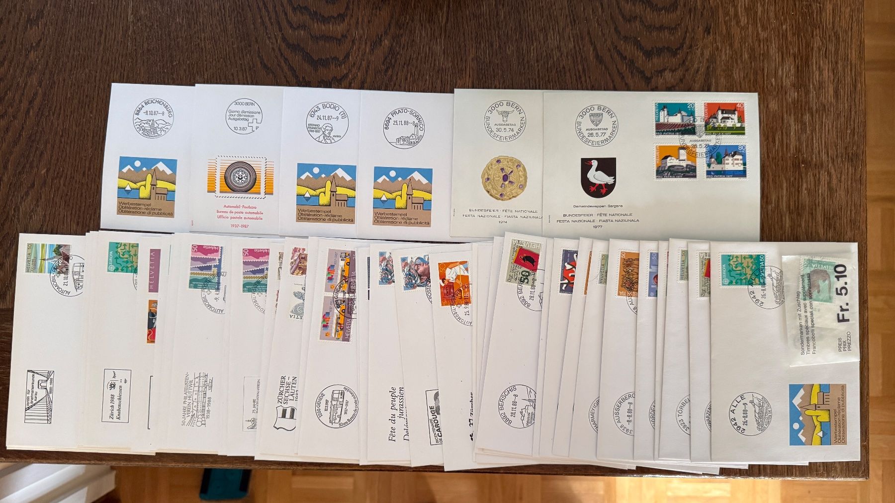 Tutti i francobolli: Diverse Erstagsbriefe mit Sonderstempel – Nuovo (secondo la descrizione) da Luzern venduto da 1pingpong