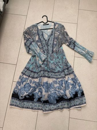ANA ALCAZAR Sommerkleid Gr. 38 Spitzenbändchen im Bohemian S