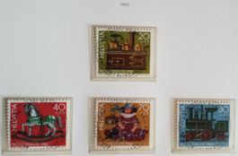 1983 Pro Juventute Satz Ersttag Vollstempel mit Gummi
